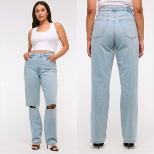Abercrombie & Fitch The 90s Straight Ultra High Rise Jeans